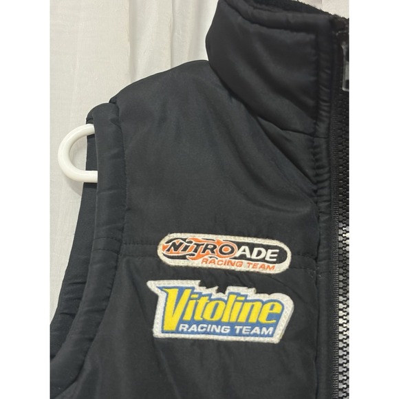 Disney Pixar Cars Lightning McQueen Kids Puffer Vest Size 5t Jacket Outerwear - Picture 2 of 10